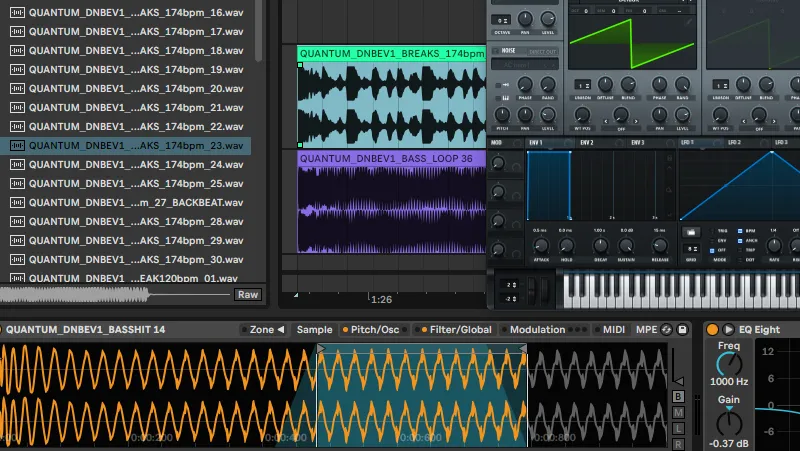Quantum samples drum and bass sample packs